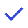 blue tick icon blue tick icon